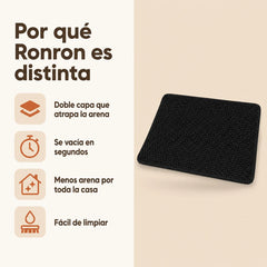 Ronron™ — Alfombra atrapa-arena para gatos